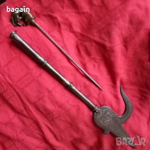 Анкус, алебарда, сабя, ятаган., снимка 2 - Антикварни и старинни предмети - 52658969