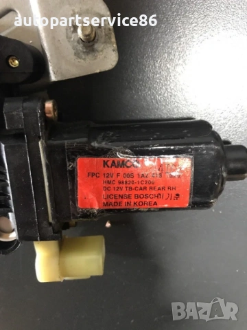 Регулатор и мотор за стъкло за задна дясна врата за KIA Пиканто 2003-2007 98820-1C200, снимка 3 - Части - 53282711