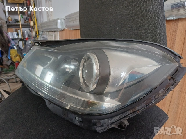 Mercedes C W204 ляв фар 2011 Face , снимка 4 - Части - 53580497