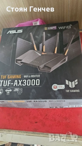 Геймърсku Pymep ASUS TUF Gaming AX3000 V2 Wi-Fi 6, Отлично състояние, снимка 2 - Други - 53032307