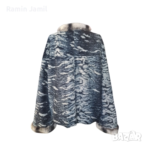 Луксозно дамско палто от естествена кожа с косъм чинчила, снимка 12 - Якета - 51513183