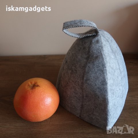 Шапка за сауна и парна баня - 100% вълна - НАЙ НИСКА ЦЕНА!, снимка 5 - Шапки - 43928451