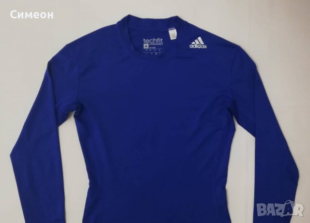 Adidas Techfit Compression оригинална блуза M Адидас спорт фитнес, снимка 2 - Спортни дрехи, екипи - 38743328