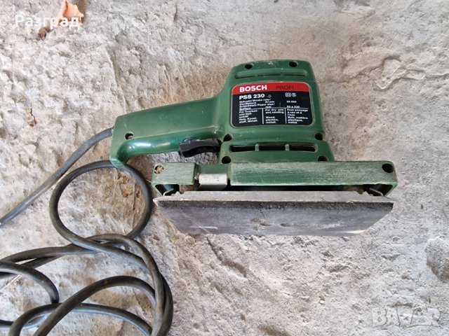 Виброшлайф BOSCH PSS 230, снимка 4 - Други инструменти - 43048191
