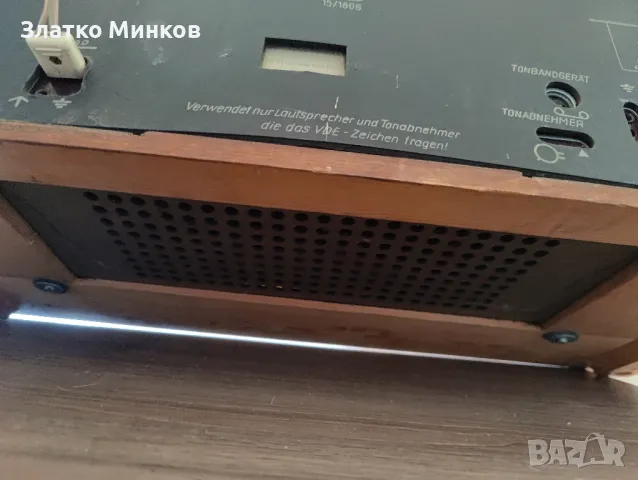 Лампово радио Stern Berlin VEB RTF Nauen 1960г., снимка 9 - Антикварни и старинни предмети - 49544889