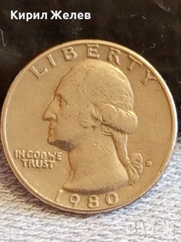 Три монети QUARTER DOLLAR UNITED STATES of AMERICA за КОЛЕКЦИЯ 51901, снимка 4 - Нумизматика и бонистика - 52387782