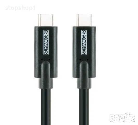 USB-C към USB-C кабел 1 m 3.1 10gbit/s лаптоп / компютър / зарядно > смартфон / таблет / твърд диск