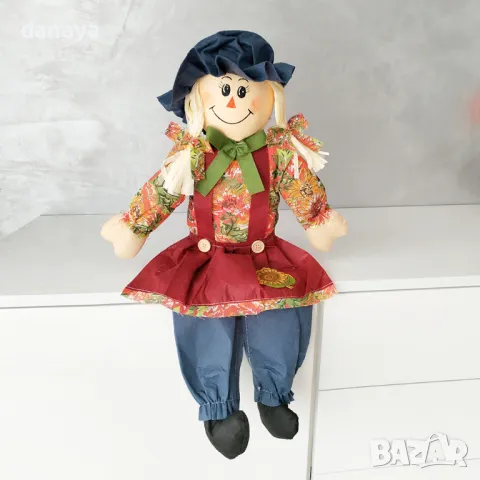 5788 Великденска декоративна фигура Седящи момче и момиче, 70 см, снимка 3 - Декорация за дома - 49494251