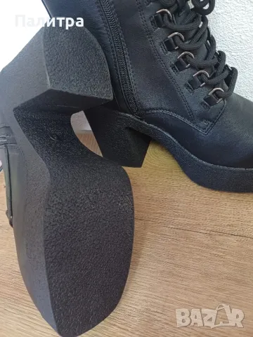 Дамски боти на висок ток, снимка 4 - Дамски боти - 47687567