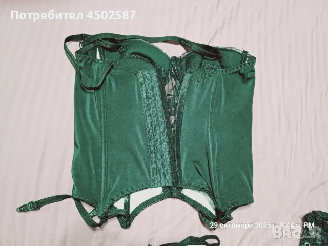 Корсет в черно и бяло, снимка 8 - Корсети, бюстиета, топове - 52698084