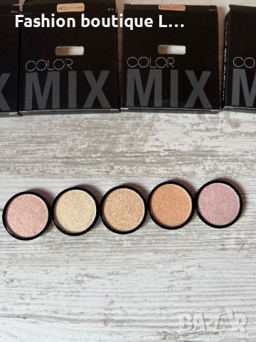 Нов златен хайлатър със златисти блестящи частици ❤️, снимка 6 - Декоративна козметика - 52119526