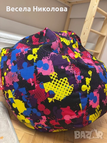 Барбарон пуф , снимка 2 - Дивани и мека мебел - 53220232