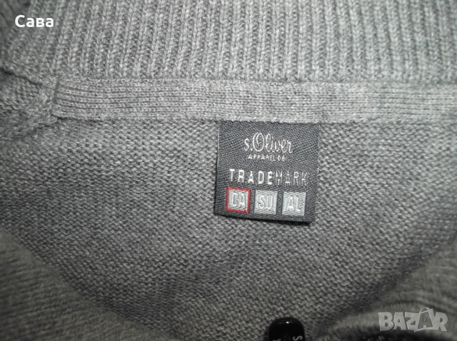 Пуловер S.OLIVER  мъжки,2-3ХЛ, снимка 4 - Пуловери - 52869957