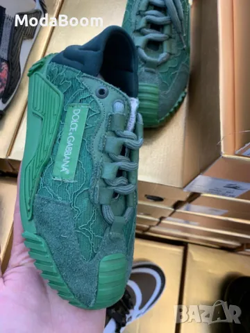 Dolce & Gabbana естествен велур дамски маратонки