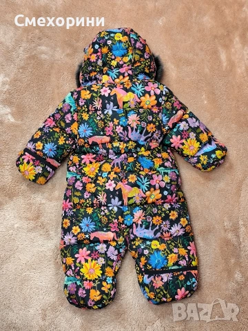 Нов зимен бебешки космонавт Next за момиченце 3-6 месеца и ръст 68см, снимка 5 - Бебешки ескимоси - 53015369