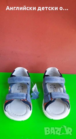 Английски детски сандали естествена кожа , снимка 4 - Детски сандали и чехли - 33406934