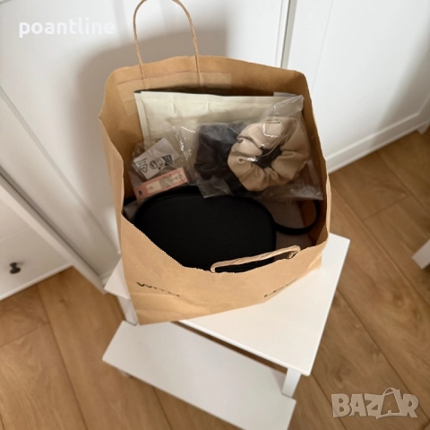 НЕРАЗОПАКОВАНИ! H&M чанта с презрамка + подаръци аксесоари за коса, нокторезачка, снимка 2 - Чанти - 52317519