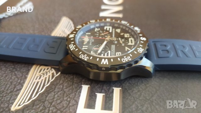 BREITLING ENDURANCE PRO 44мм кварцов с действащ хронограф клас 5А+, снимка 8 - Мъжки - 33307789