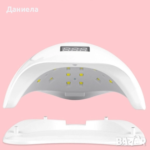 Елегантна и компактна UV LED лампа за нокти SUN5 , снимка 5 - Продукти за маникюр - 52014880