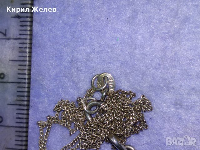 AVON 925 Марково СКЪПОЦЕННО СРЕБЪРНО ФЕШЪН АРТ КОЛИЕ СРЕБРО 925 ЕЙВЪН с БЯЛА ПОЗЛАТА и ЦИРКОН 37169, снимка 17 - Колиета, медальони, синджири - 43222844