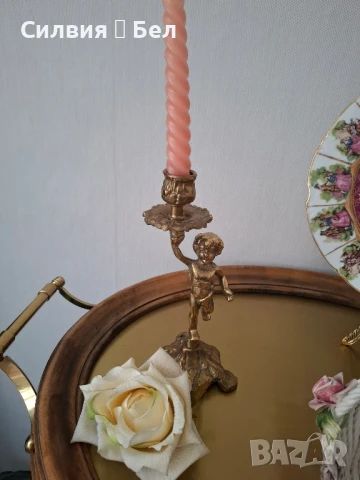 Свещник , снимка 6 - Антикварни и старинни предмети - 50926856