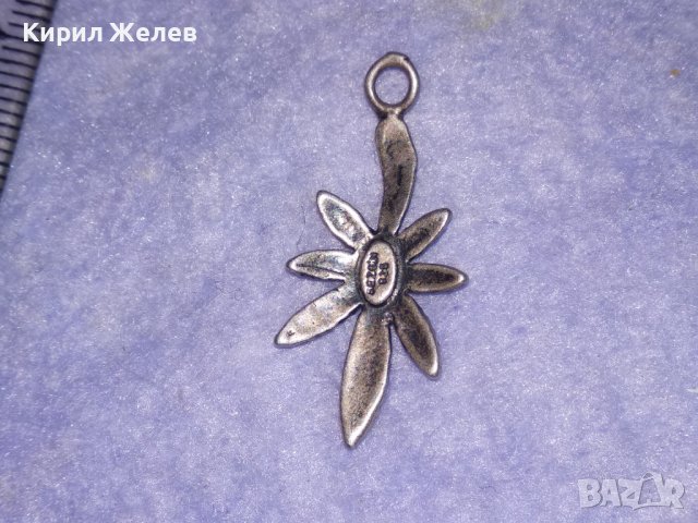 ФЛОРАЛЕН СРЕБЪРЕН МАРКОВ АРТ МЕДАЛЬОН СРЕБРО 925 СЕЗГИН 35515, снимка 5 - Колиета, медальони, синджири - 39299138