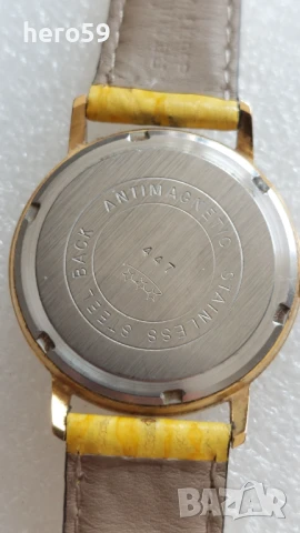 Мъжки швейцарски механичен автоматичен часовник 1970-80г.Отлично състояние , снимка 7 - Мъжки - 50910212