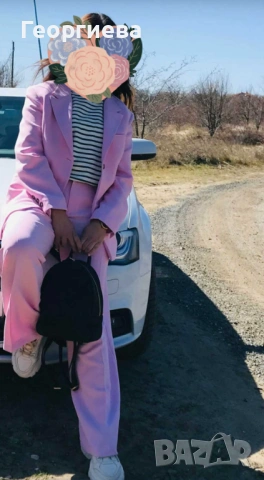 Разкошен розов бонбон Zara, снимка 2 - Сака - 53383843