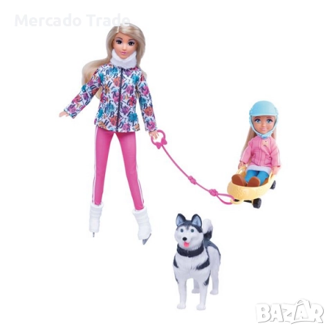 Кукла Бети скиор и дете, Аксесоари и шейна, снимка 2 - Кукли - 52656739