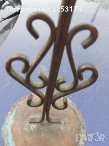 Свещник от мед, снимка 2 - Колекции - 32424188