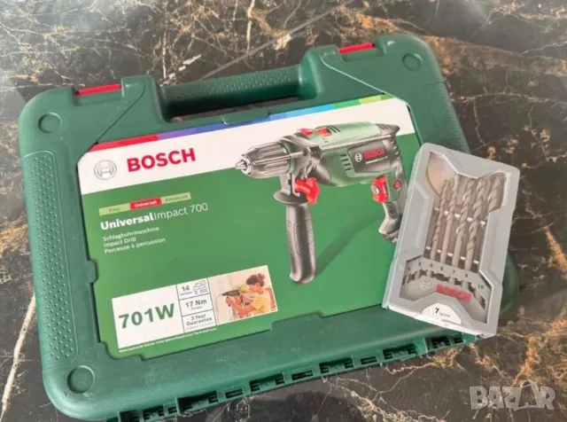 Ударна бормашина - BOSCH UniversalImpact 700, снимка 3 - Бормашини - 50324508