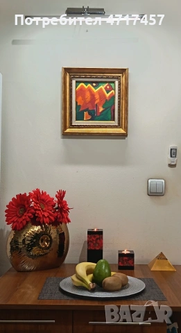 оригинална,абстрактна, картина " Подземна тайна ", снимка 2 - Картини - 53206010