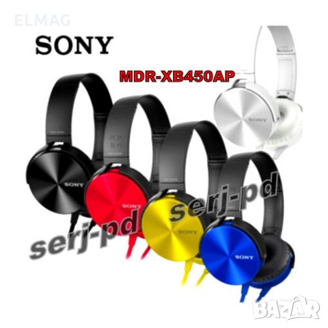 СТЕРЕО Hi-Fi СЛУШАЛКИ  Sony EXTRA BASS Headphones   MDR-XB450AP, снимка 4 - Слушалки и портативни колонки - 28117145