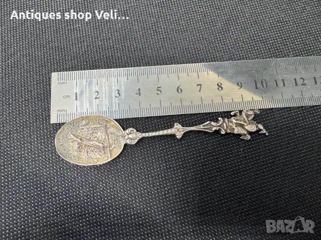 Сребърна лъжичка №6031 , снимка 1