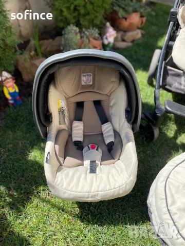 Детска количка 3 в 1 Peg Perego Book Plus Sportivo SL, Perla, снимка 2 - Детски колички - 51546479