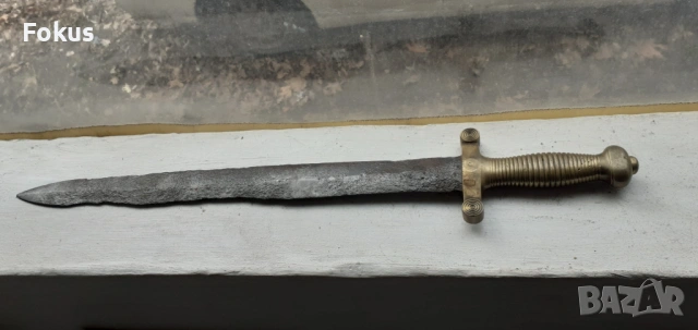 Автентичен стар тесак нож меч сабя ятаган