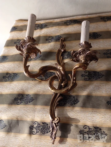 Аплик за стена рококо, снимка 2 - Лампи за стена - 50919710