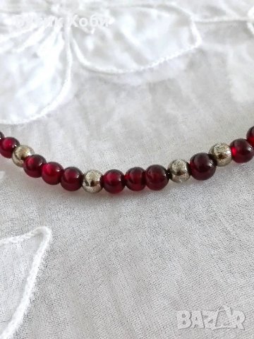 Колие от естествен гранат //3, снимка 4 - Колиета, медальони, синджири - 37805003