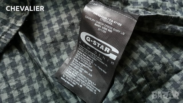 G-Star CAVALRY Check Dress Shirt L/S размер M мъжка риза 7-37, снимка 15 - Ризи - 33617206