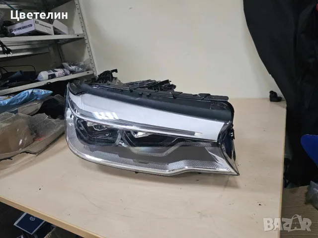Американски Десен фар BMW 5 G30 G31 USA LED desen far бмв г, снимка 8 - Части - 49442801