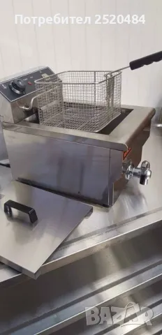 Професионален електрически фритюрник с кран 8л. Неръждаема стомана! 2 Модела! ТОП Цена 300лв/153,39€, снимка 5 - Обзавеждане на кухня - 48555469