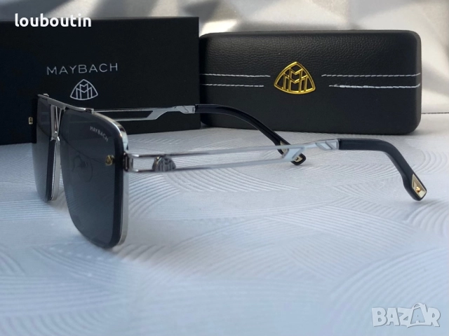 Мъжки слънчеви очила правоъгълни 4 цвята Maybach, снимка 12 - Слънчеви и диоптрични очила - 51706452