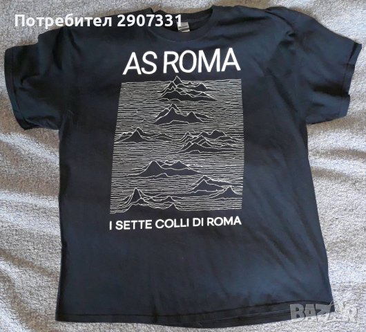 Тениска от Рим, вдъхновена от групи Joy Division, снимка 1 - Тениски - 40305694