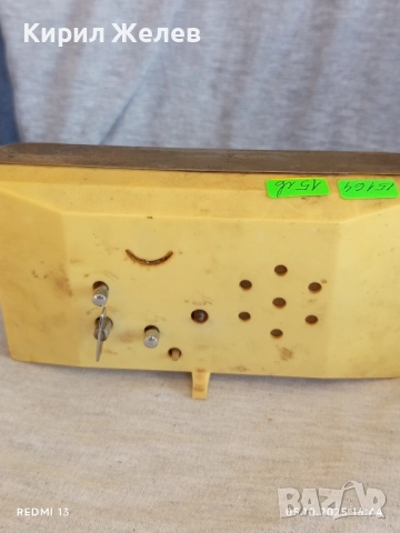 Стар механичен будилник CHUNLEI CHINA рядък за КОЛЕКЦИЯ ДЕКОРАЦИЯ 15164, снимка 6 - Антикварни и старинни предмети - 51952766