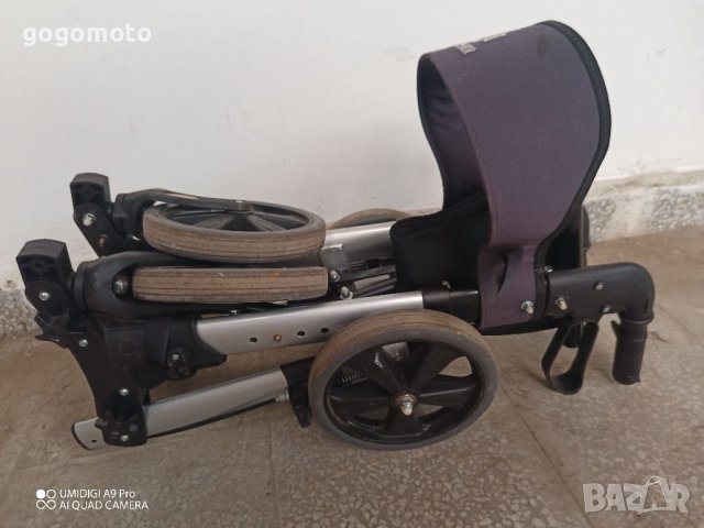 3 кратно сгъваем АЛУМИНИЕВ Ролатор KESSER,BIG BOY инвалидна проходилка ,количка,made in NORWAY, снимка 5 - Ролатори - 29360578