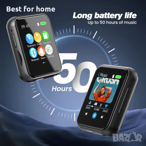 128G MP3 плейър с Bluetooth  BMDSAE M01, снимка 6 - MP3 и MP4 плеъри - 49408815