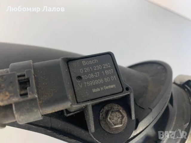 Турбо път мап сензор Peugeot 5008 1.6 THP 156к.с. (09-13)г. 9656202480 9680617780 0261230252, снимка 2 - Части - 50145959