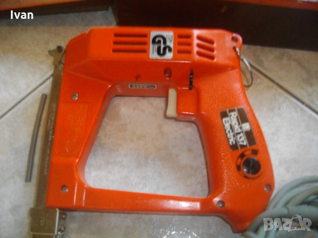 Rapid 137 Electric-Шведски Такер Електрически-Професионален-Отличен-Рапид, снимка 2 - Други инструменти - 33181625