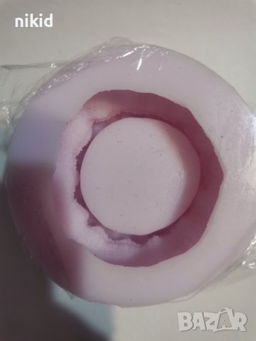 3D Плетено чувалче чувал кесийка Коледна свещ свещник силиконов молд форма калъп гипс кашпа, снимка 2 - Форми - 36795386