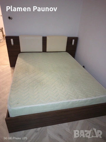 Спалня с матрак , снимка 2 - Спални и легла - 53387561